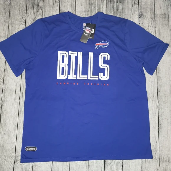 NFL Bills Blue Short Sleeve Tee - Picture 1 of 1